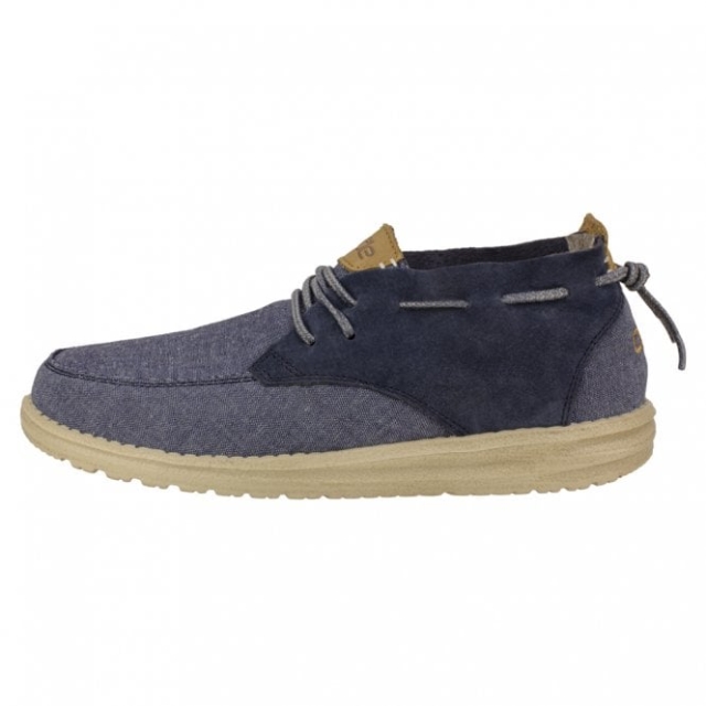 Heydude Alfie Chambray Blu
