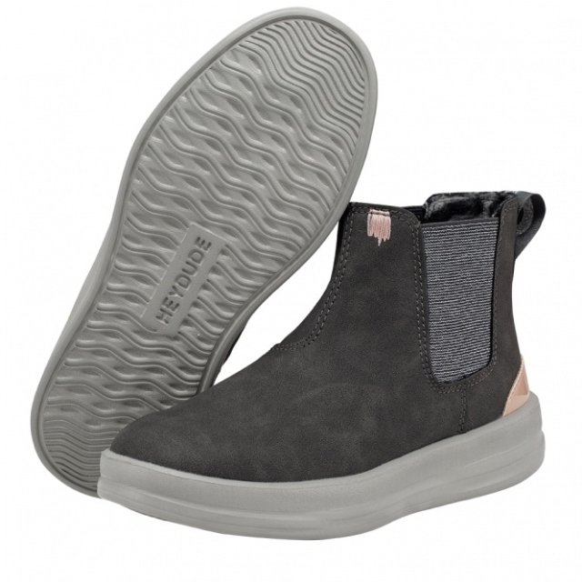 Heydude Aurora Gioventù Pelle Riciclata Granito