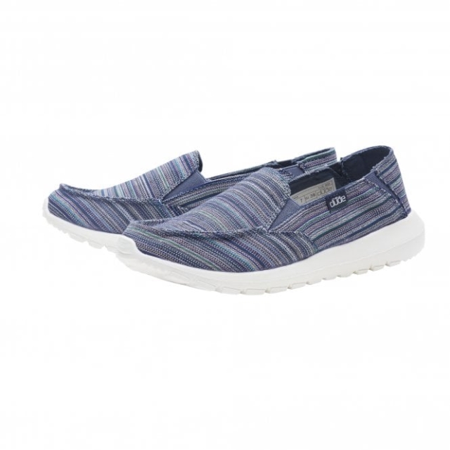 Heydude Ava Blue Ibiza Slip On / Mulo