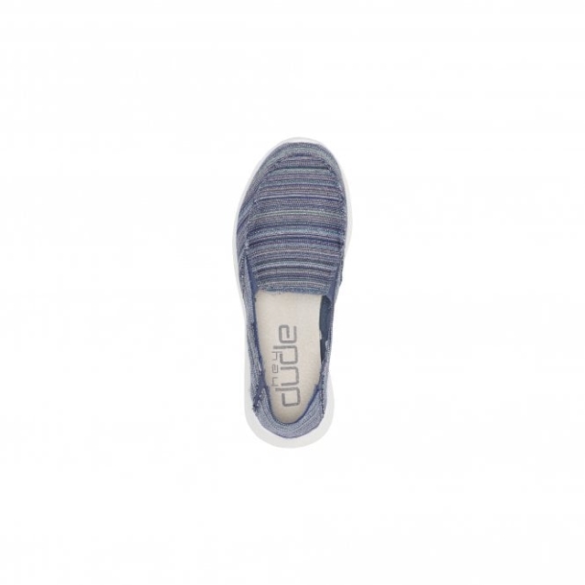 Heydude Ava Blue Ibiza Slip On / Mulo