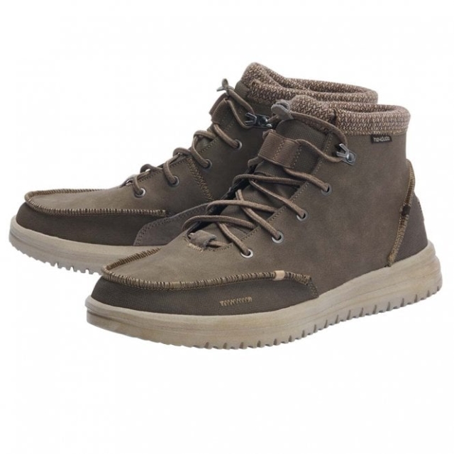 Heydude Bradley Pelle Riciclata Cioccolato