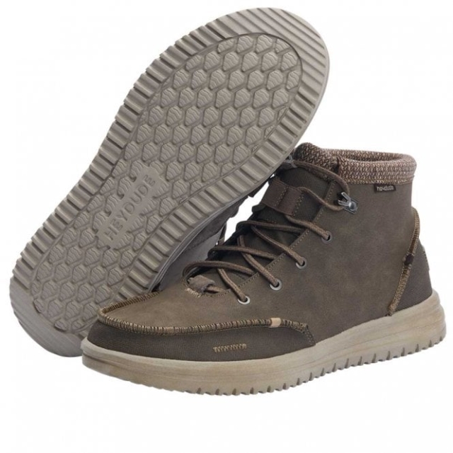 Heydude Bradley Pelle Riciclata Cioccolato