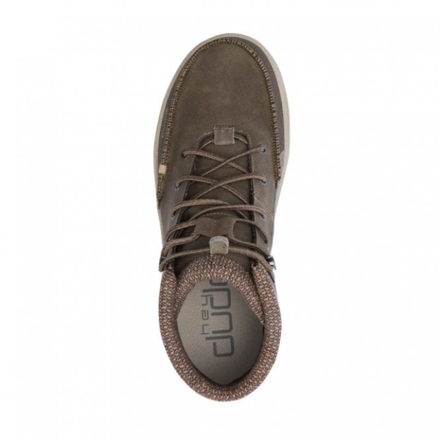 Heydude Bradley Pelle Riciclata Cioccolato