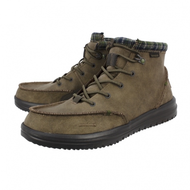 Heydude Bradley Pelle Riciclata Mogano