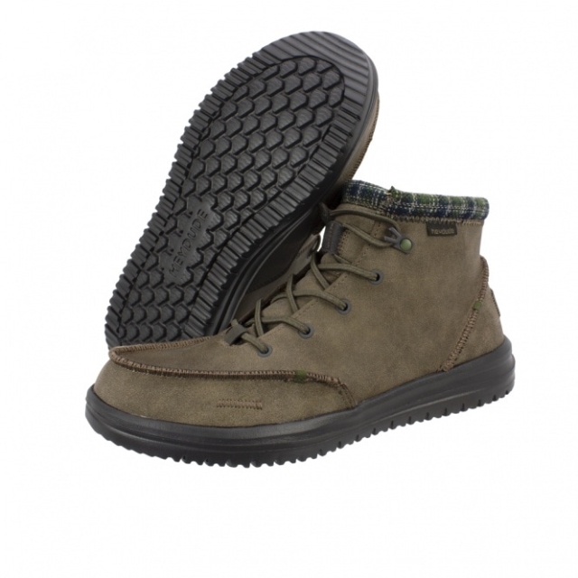 Heydude Bradley Pelle Riciclata Mogano