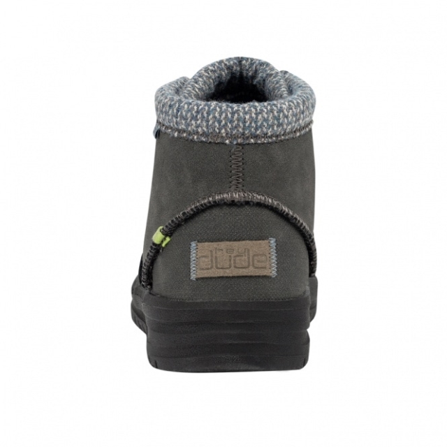 Heydude Bradley Gioventù Pelle Riciclata Granito