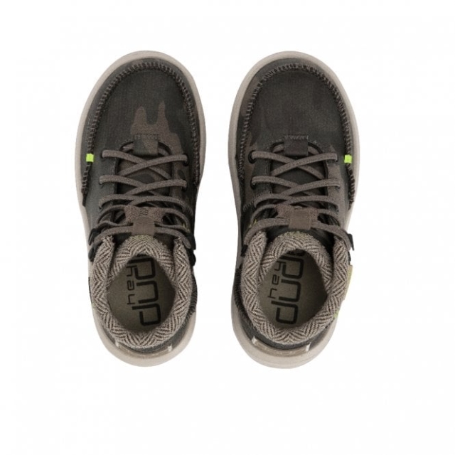 Heydude Bradley Gioventù In Pelle Riciclata Mimetico Bosco