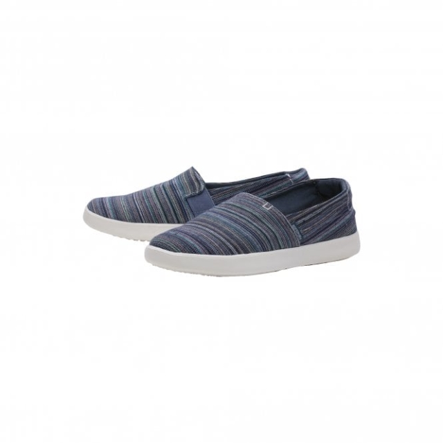 Heydude Carly Tela Blu Ibiza Slip On