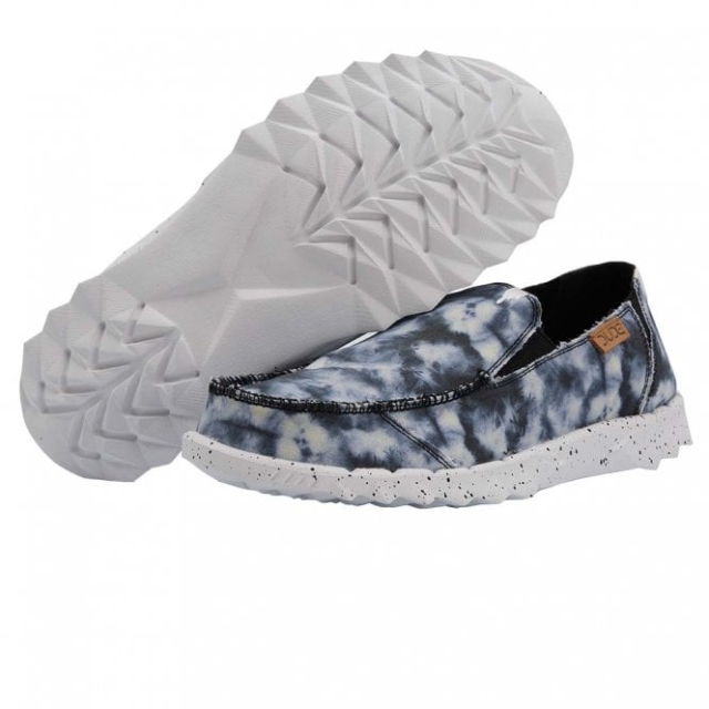 Cravatta In Tela Con Stampa Farty Heydude Tintura Di Nero