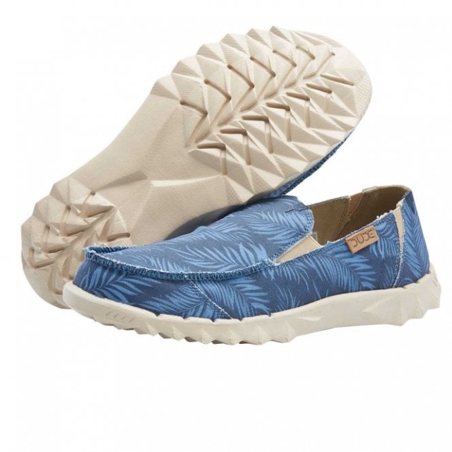 Heydude Tela Stampa Farty Blu Tropicale