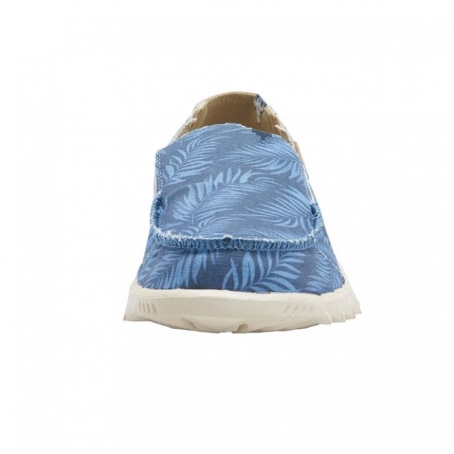 Heydude Tela Stampa Farty Blu Tropicale