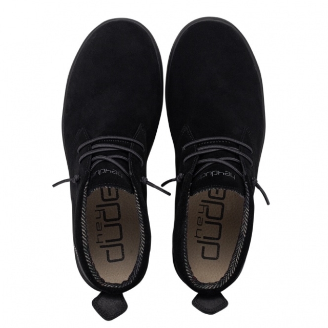 Heydude Jo Scamosciato Nero Corvino