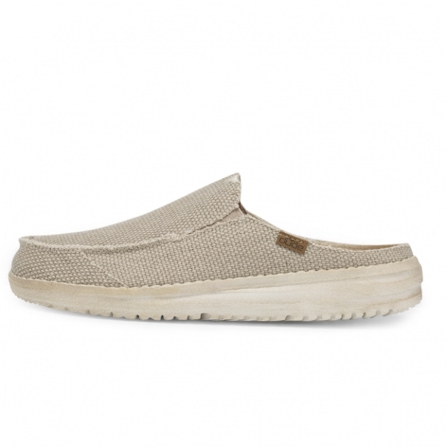 Heydude Marty Slip On Mule Naturale Bianco Sporco