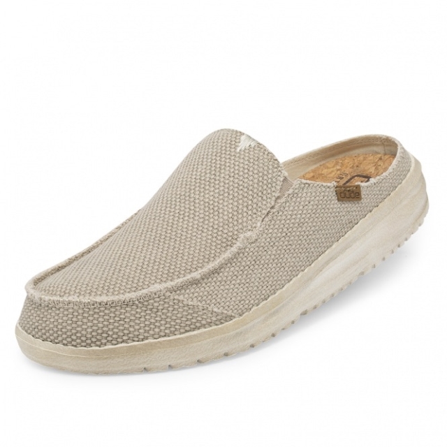 Heydude Marty Slip On Mule Naturale Bianco Sporco