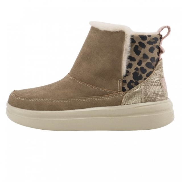 Heydude Mel Gioventù Misto Lana Castagna