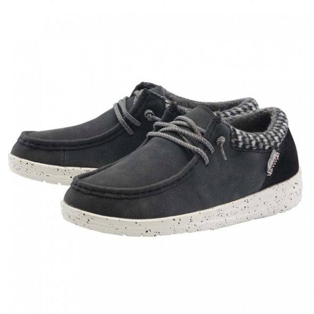 Heydude Polly Pelle Riciclata Nera