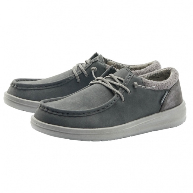 Heydude Polly In Pelle Riciclata Blu Profondo