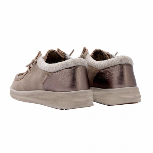 Heydude Polly Pelle Riciclata Tortora Chiaro