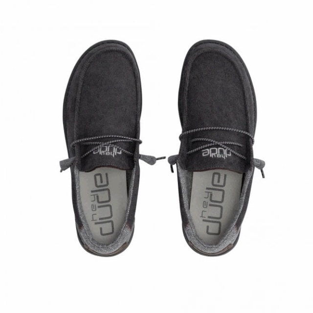 Heydude Wally Velluto A Coste Grigio Ombra