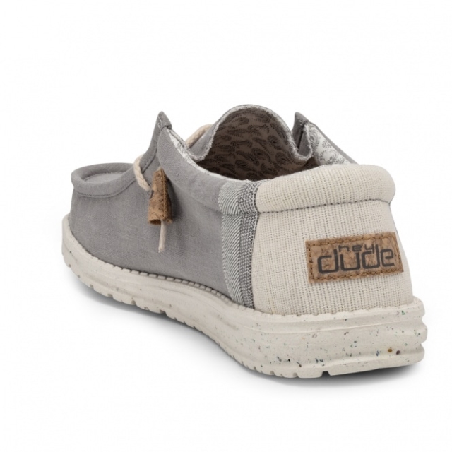 Heydude Wally Lino Naturale Grigio