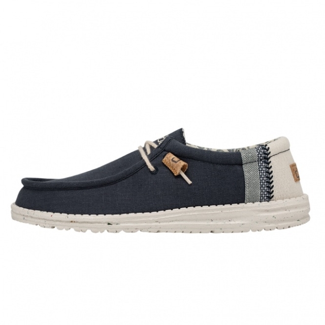Heydude Wally Lino Naturale Navy