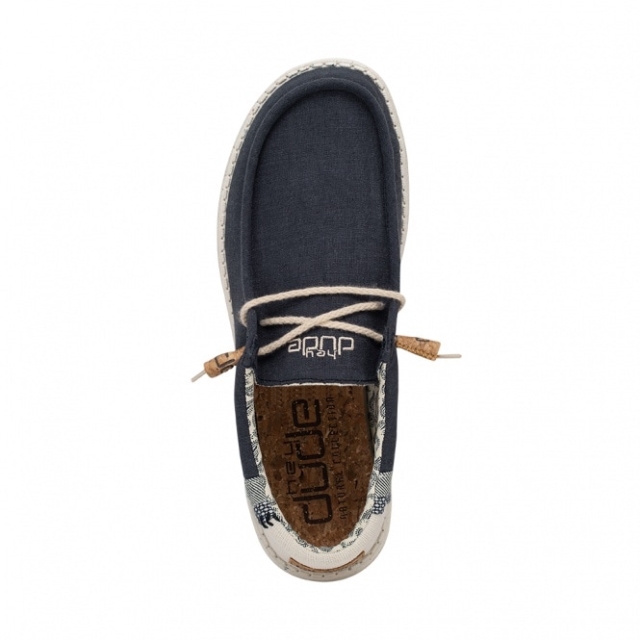 Heydude Wally Lino Naturale Navy