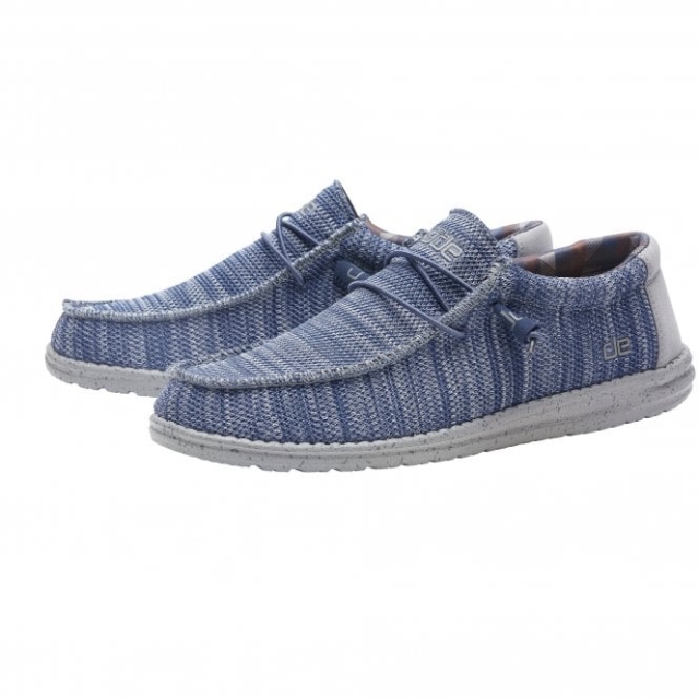 Heydude Wally Sox Blu Grigio