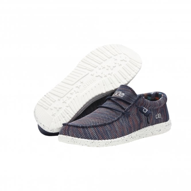 Heydude Wally Sox Blu Arancione