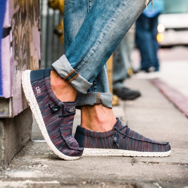 Heydude Wally Sox Blu Arancione