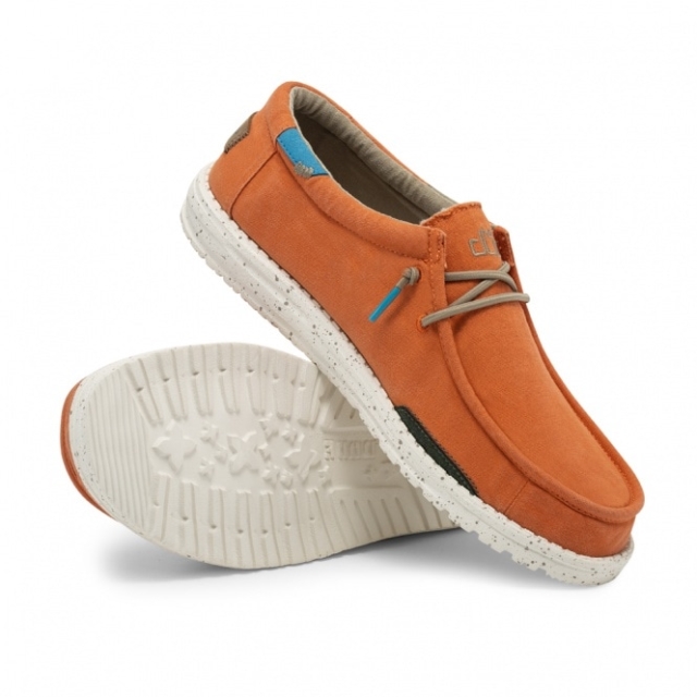 Heydude Wally Tela Lavata Mandarino