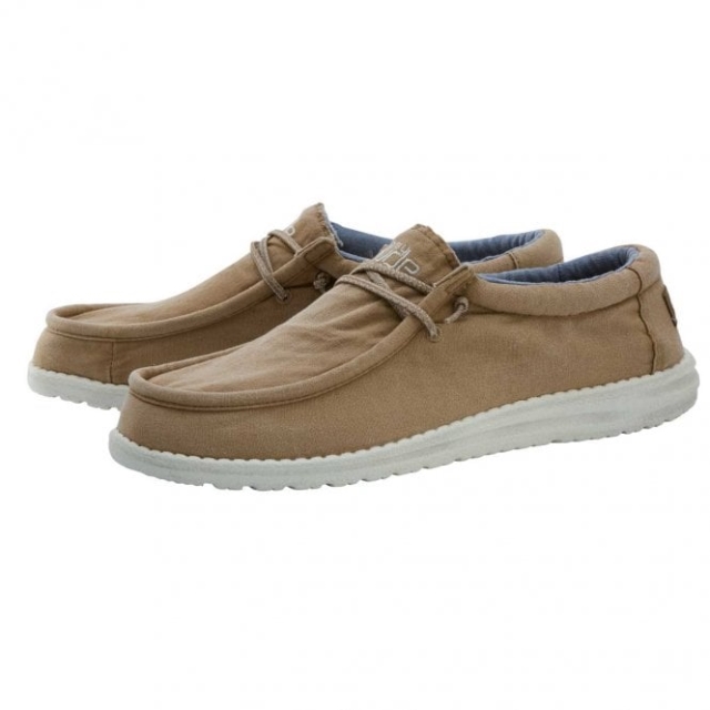 Heydude Wally Tela Lavata Tabacco