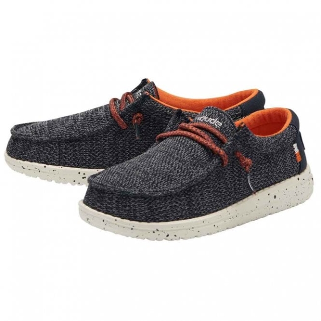 Heydude Wally Youth Sox Blu Oceano