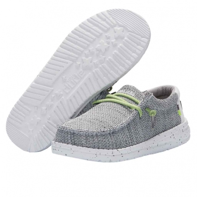 Heydude Wally Youth Sox Pietra Bianca