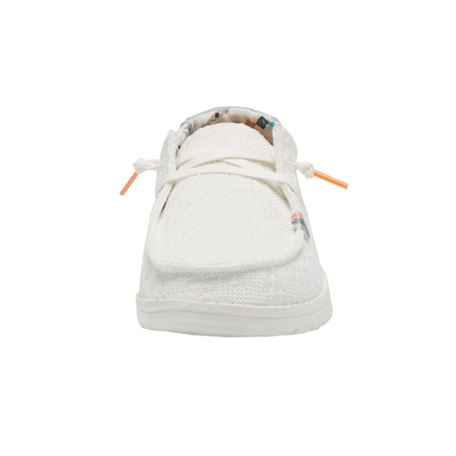 Heydude Wendy Boho Bianco All'uncinetto