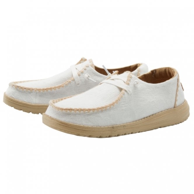 Heydude Wendy Chambray All'uncinetto Bianco