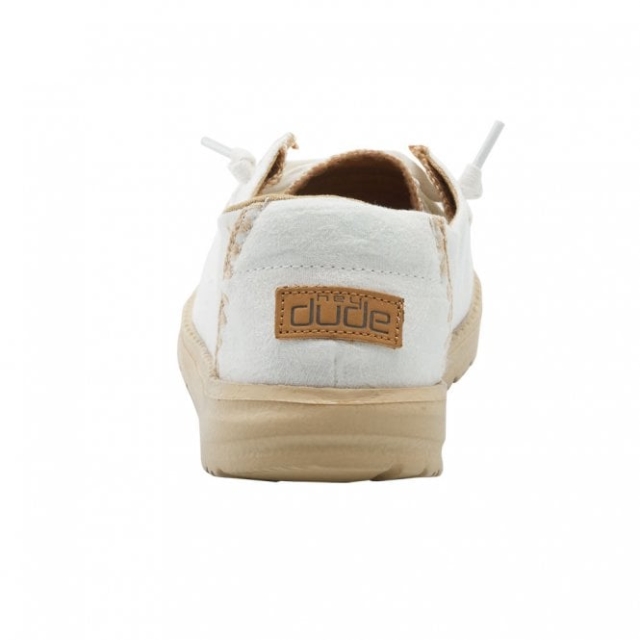 Heydude Wendy Chambray All'uncinetto Bianco