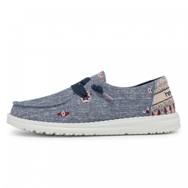 Heydude Wendy Chambray Iris Blu