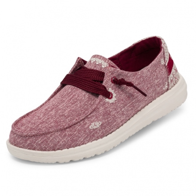 Heydude Wendy Chambray Rosso Peonia