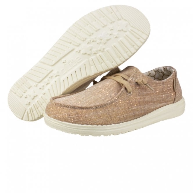 Heydude Wendy Chambray Scintillante Oro Rosa