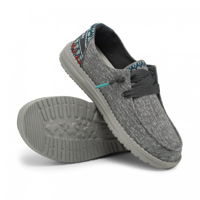 Heydude Wendy Chambray Tulipano Grigio