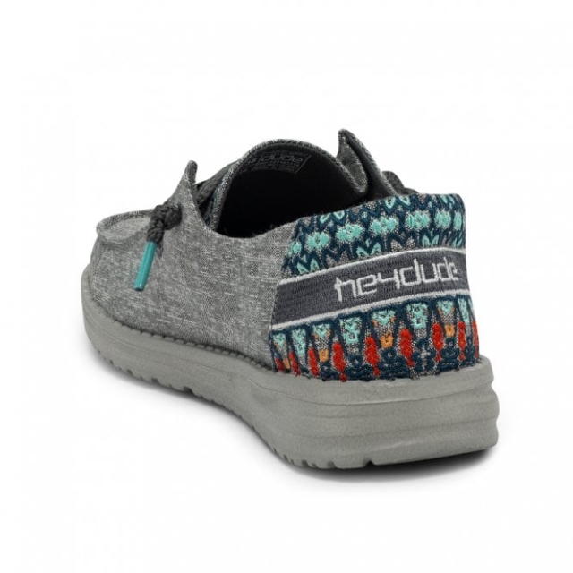 Heydude Wendy Chambray Tulipano Grigio