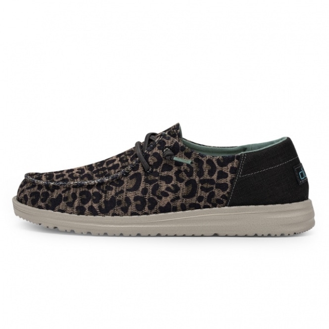 Heydude Wendy Sox Leopardo Marrone