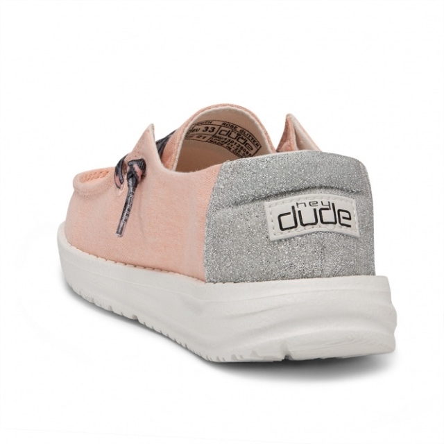 Heydude Wendy Gioventù Rosa Glitter